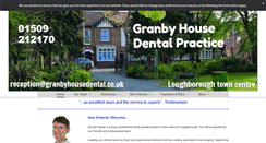 Desktop Screenshot of granbyhousedental.co.uk